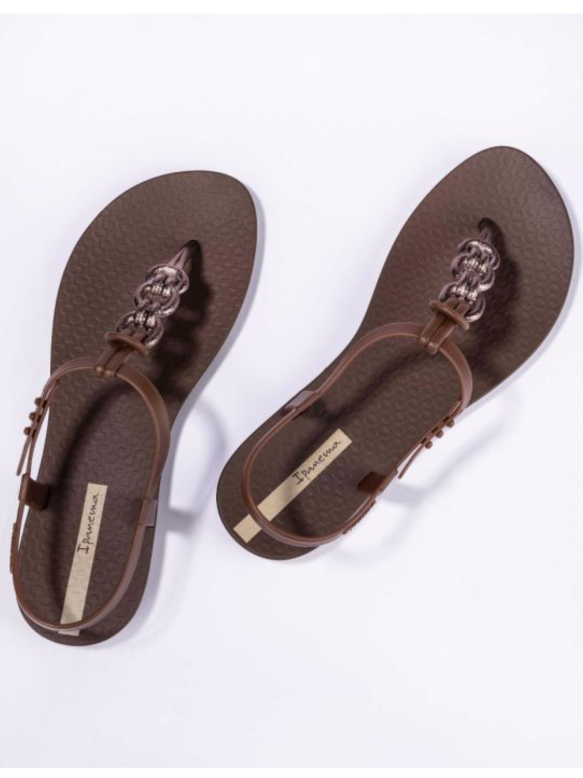 Bronze Ipanema charm sandal links The Fashion Shop