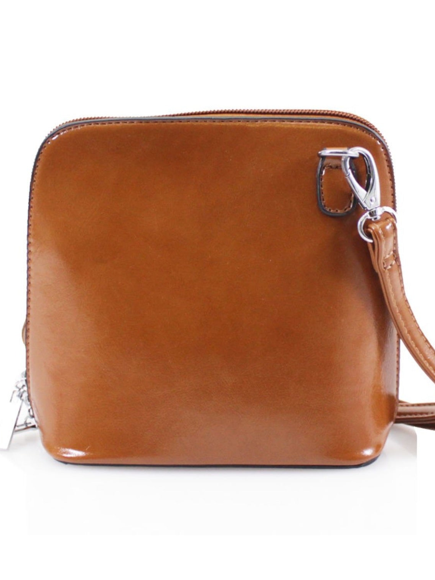 Brown chic bag with long shoulder strap