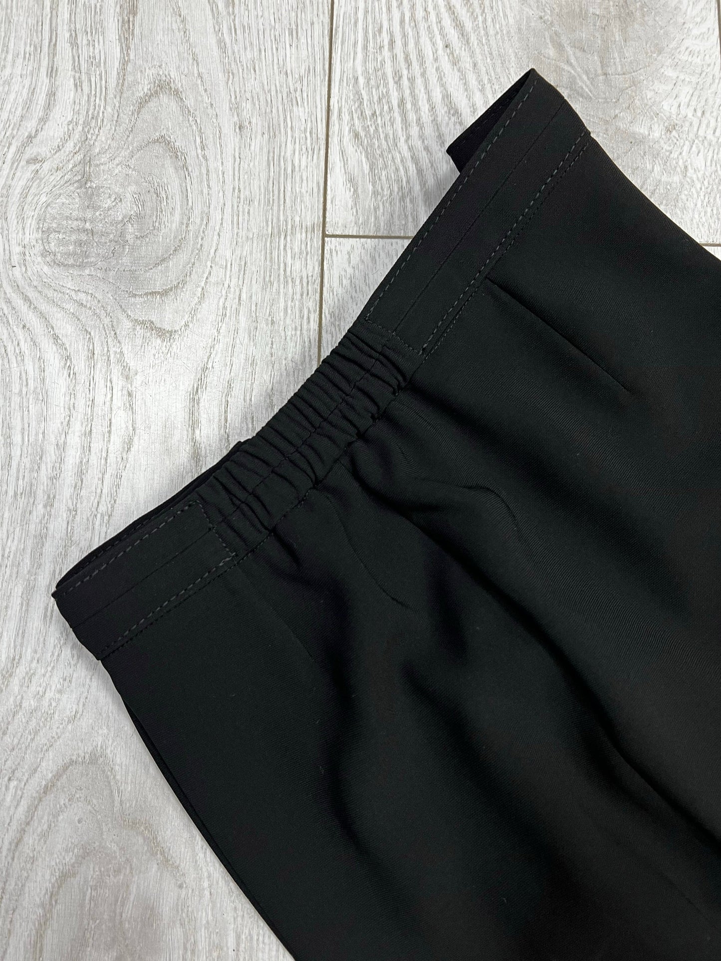 Black tailored trousers 33 inch inside leg