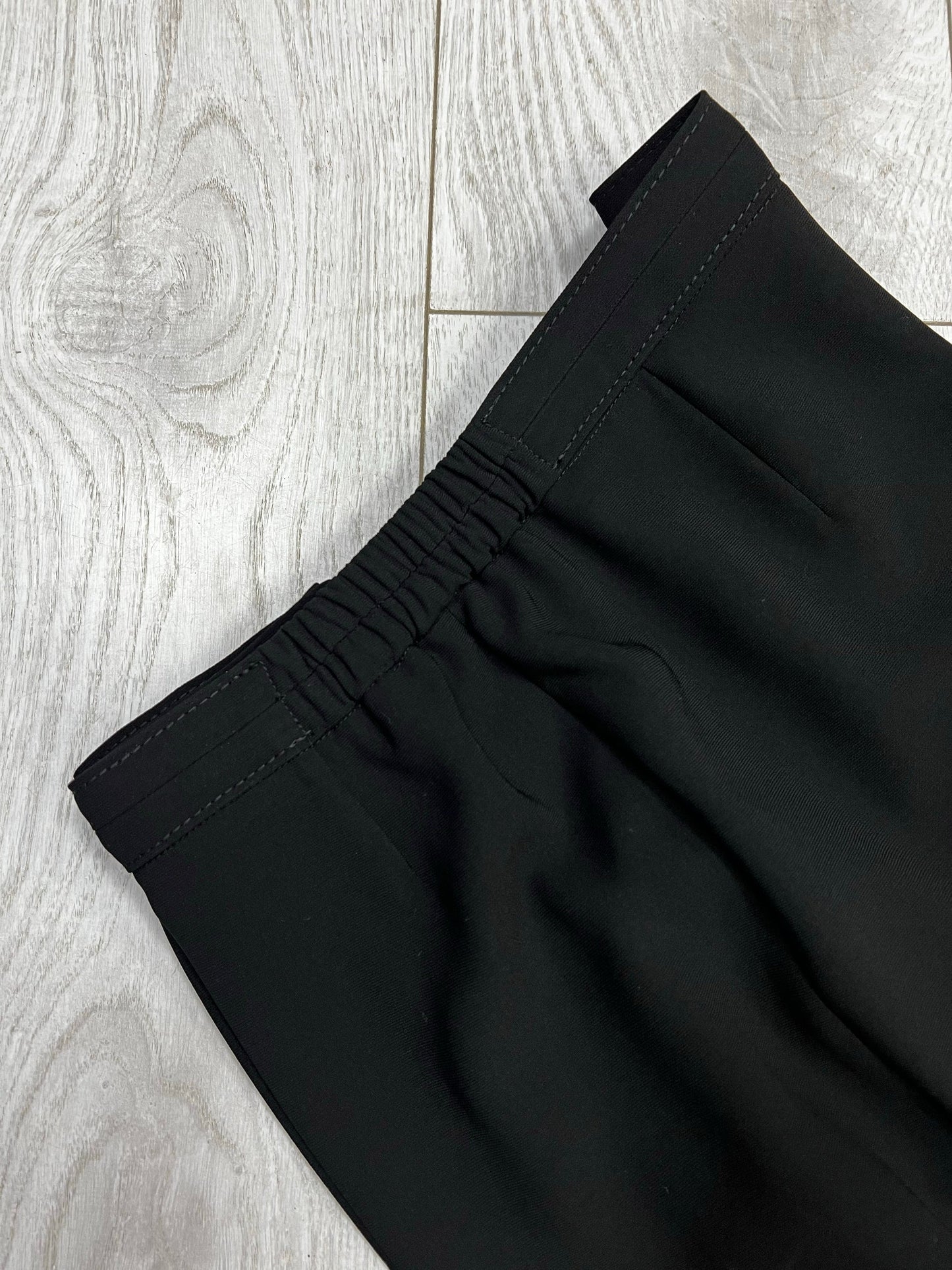 Busy black tailored trousers 33 inch inside leg size 12-24