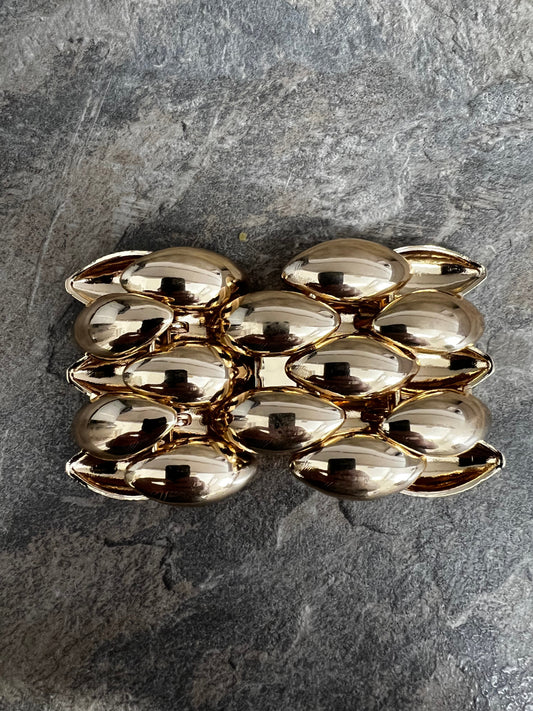 Gold pebbles bracelet
