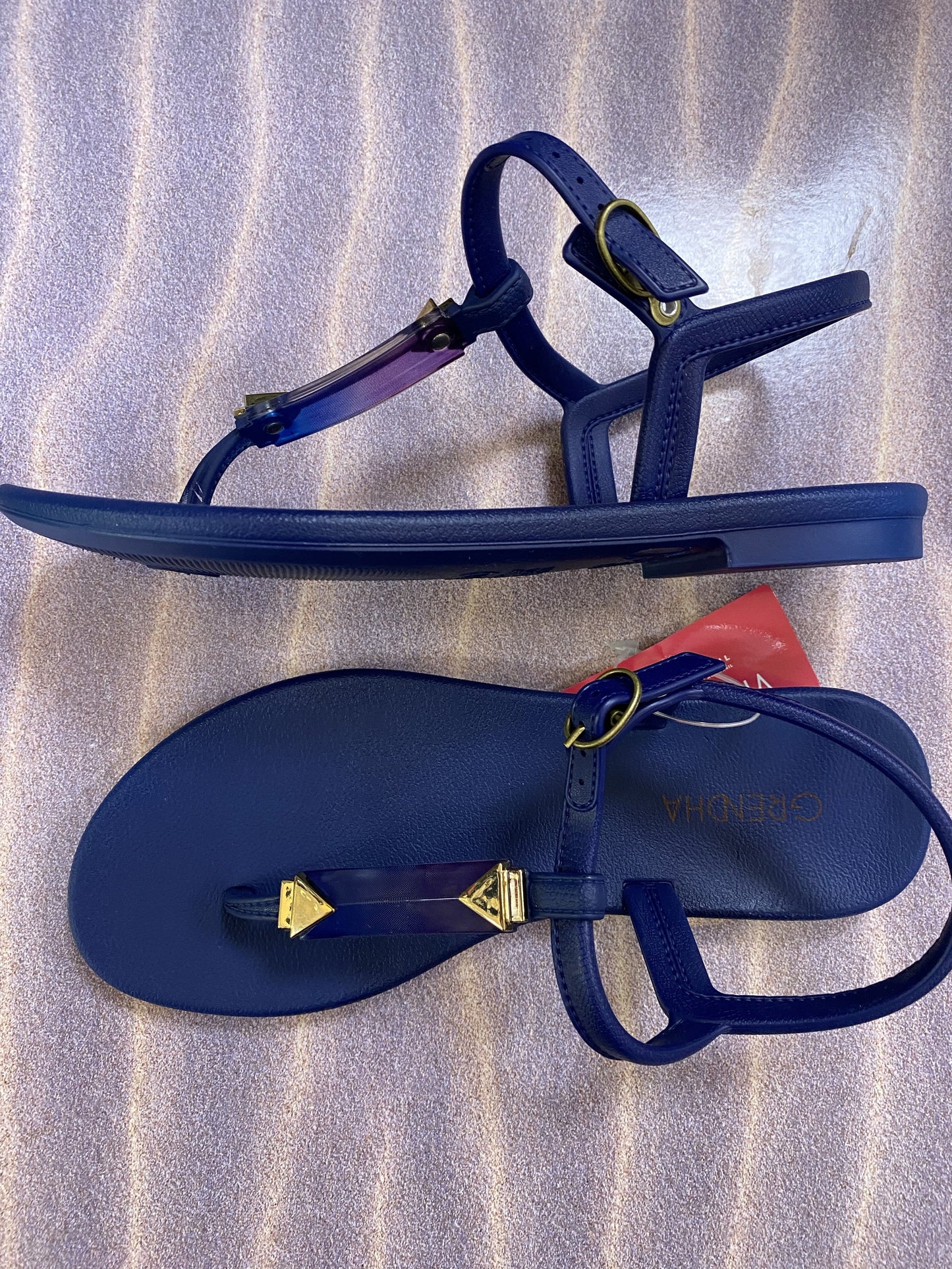 Ipanema crystal sandal navy sizes 3-5