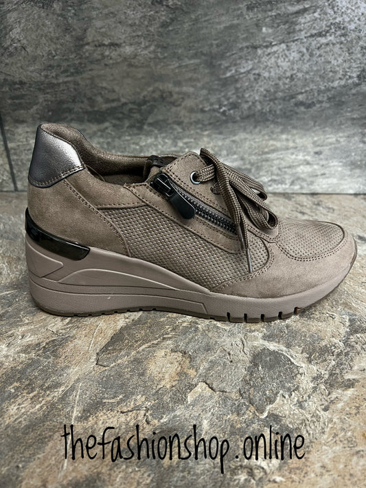 Marco Tozzi antelope wedge trainer 3-9