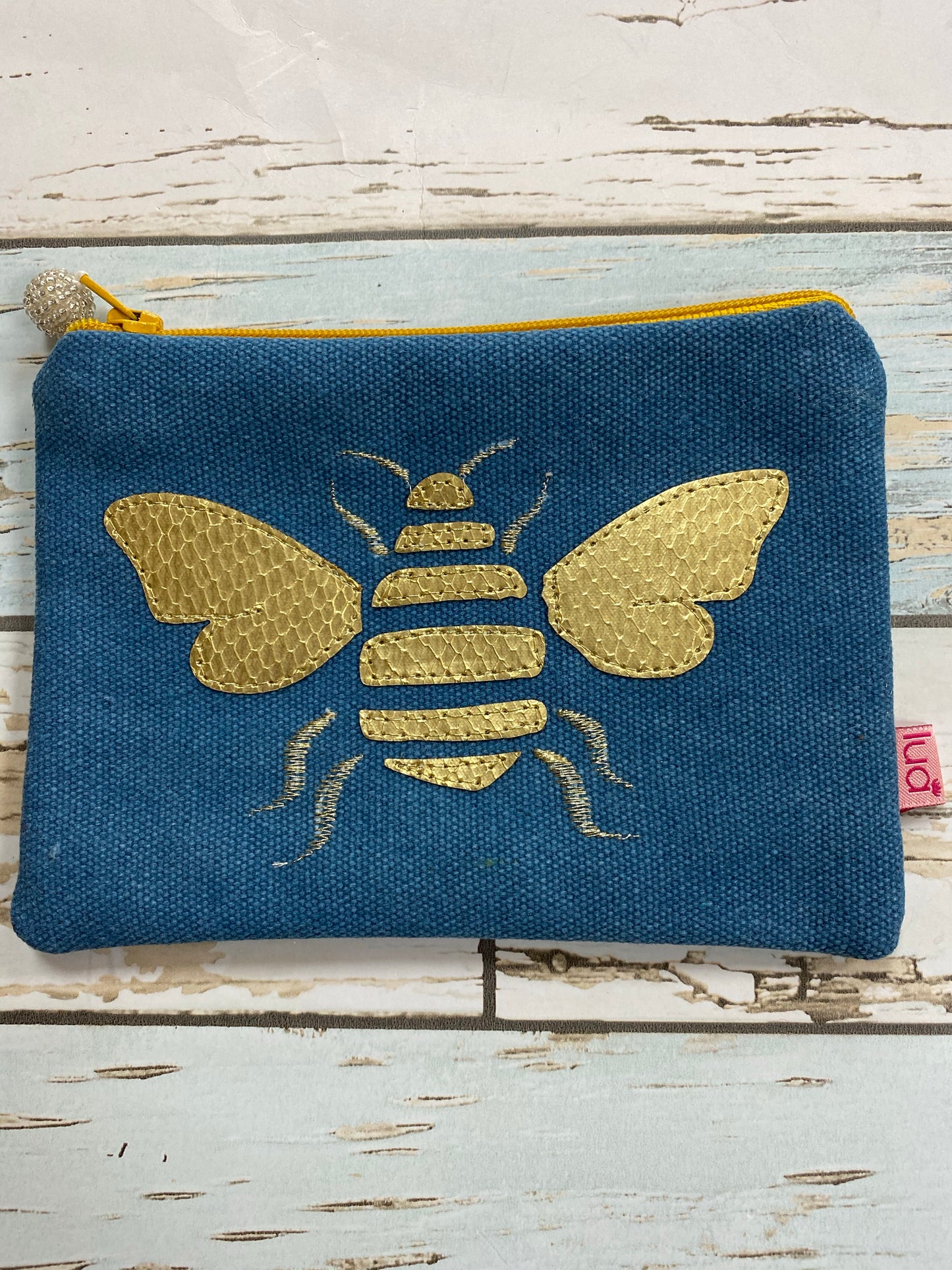 Lua Bee purse blue