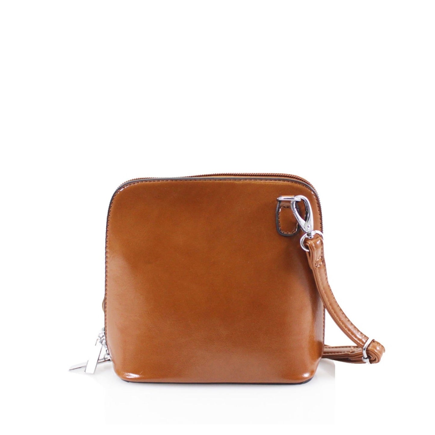 Brown chic bag with long shoulder strap