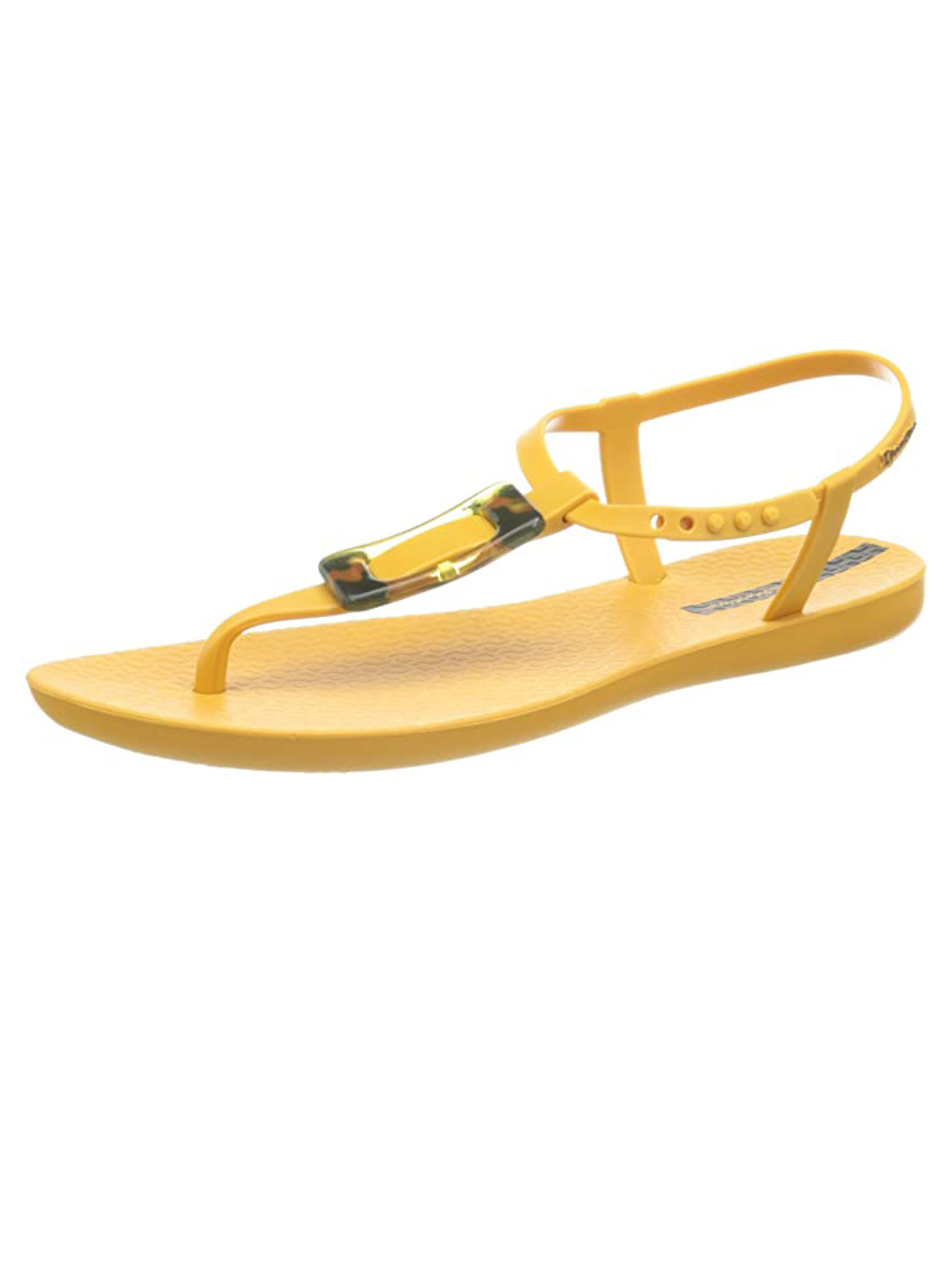 Mustard Ipanema class sandal buckle