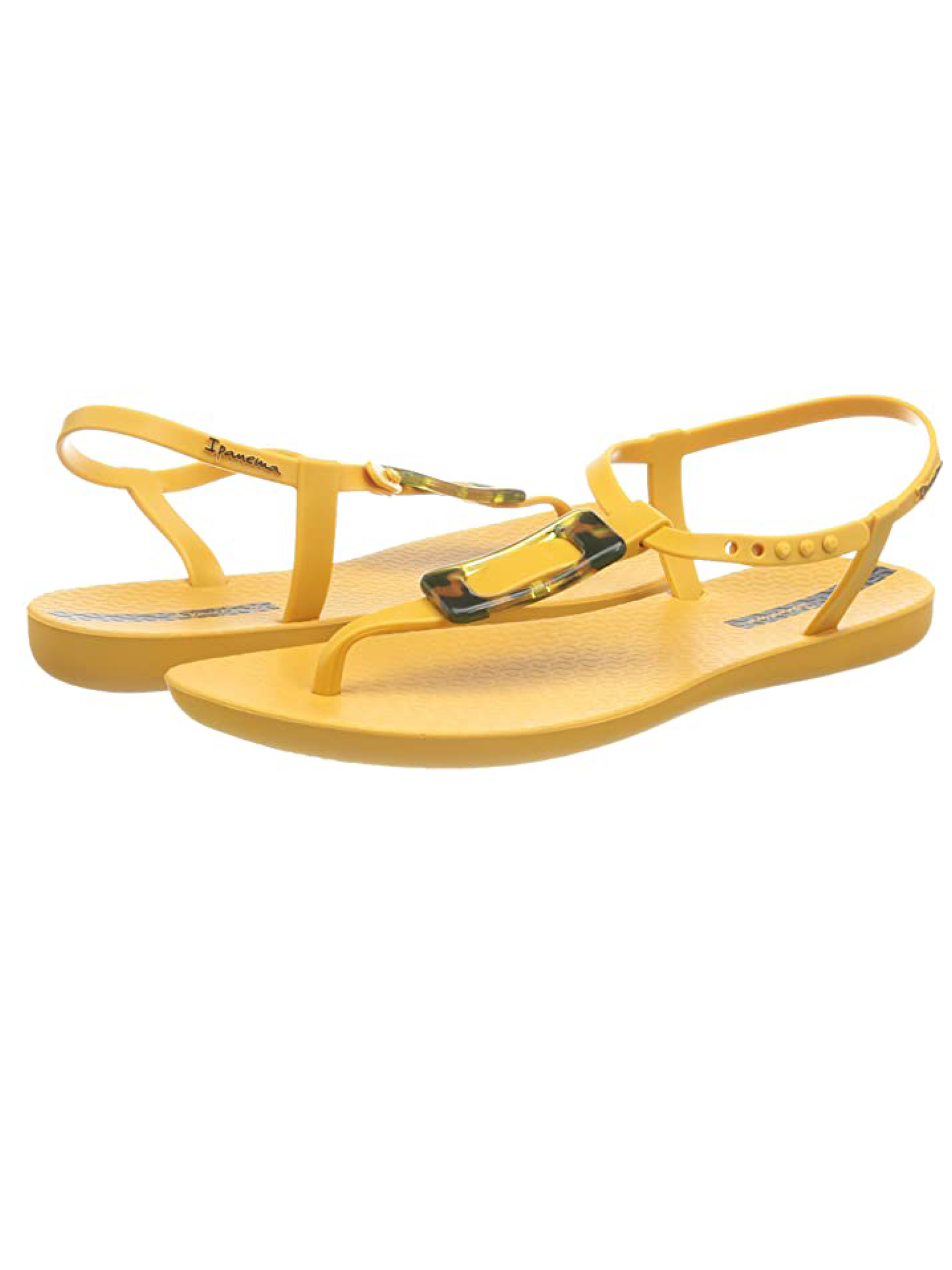 Mustard Ipanema class sandal buckle
