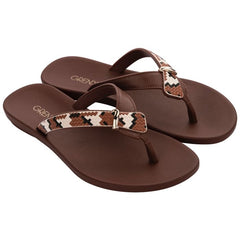 Brown Ipanema uba braid thong sizes 3-8